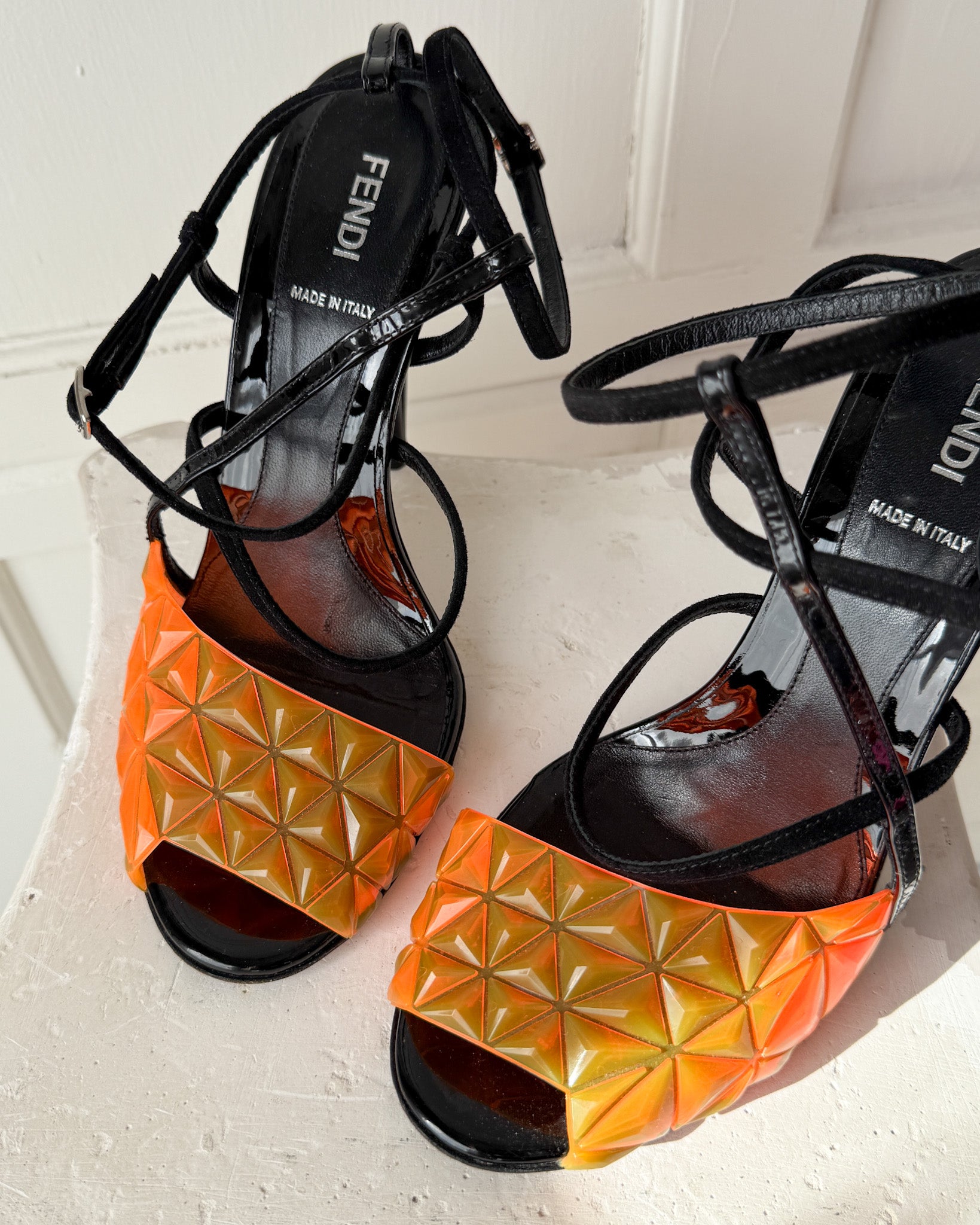 Fendi S/S 14 Black Heels | 9