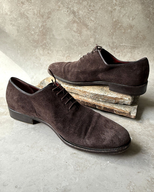 Ferragamo Suede Oxfords | 11.5 - Lucky Vintage display picture 3