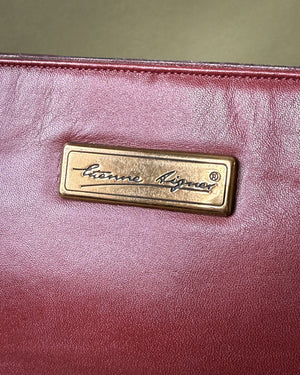 70s Aigner Leather Clutch