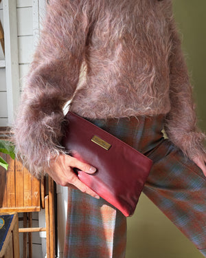 70s Aigner Leather Clutch