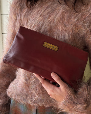 70s Aigner Leather Clutch