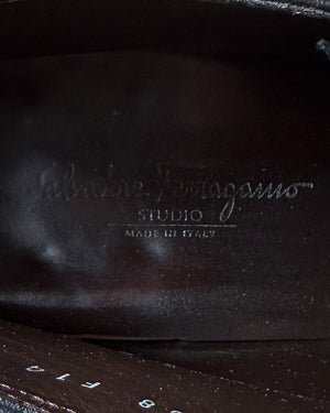 Ferragamo Leather Chukka Boots | 10