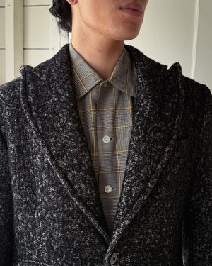 90s Gazzarrini Wool/Silk Coat | M
