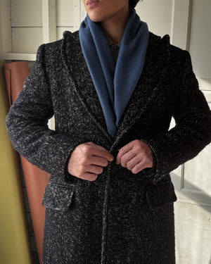 90s Gazzarrini Wool/Silk Coat | M