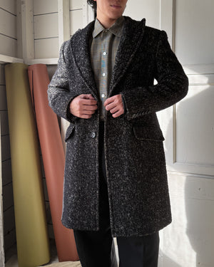90s Gazzarrini Wool/Silk Coat | M
