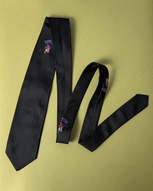 90s Ferre Silk Tattoo Tie