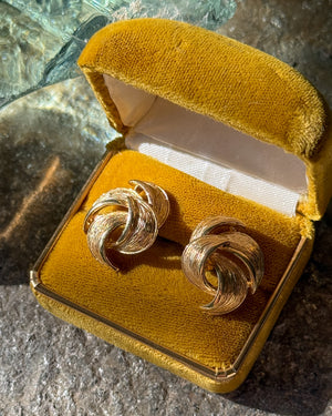 Givenchy Gold Cluster Earrings