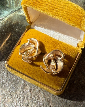 Givenchy Gold Cluster Earrings