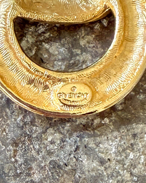 Givenchy Polished Gold Earrings