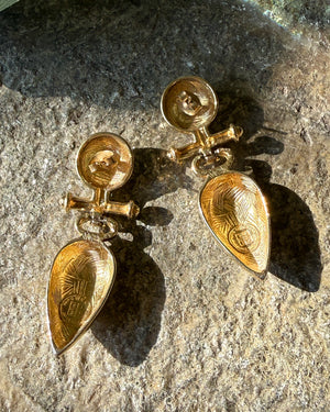 Givenchy Gold Teardrop Earrings