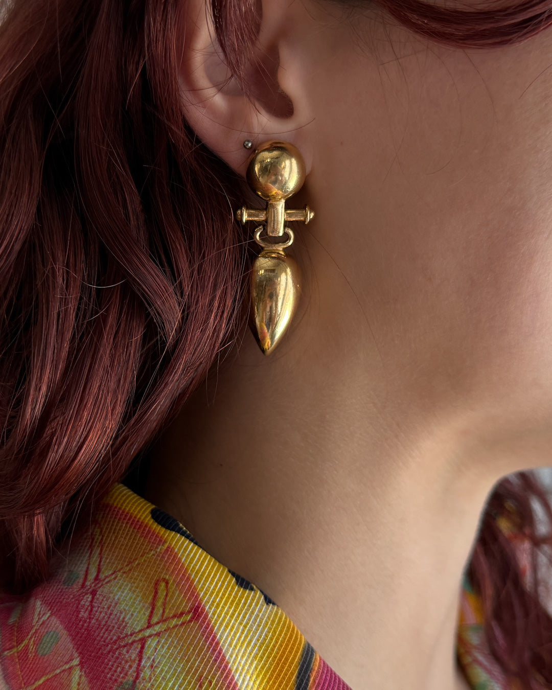 Givenchy Gold Teardrop Earrings