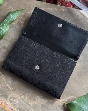 Gucci Monogram Tri-Fold Wallet