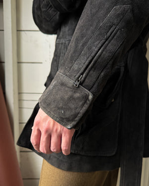 00s Gucci Suede Jacket | M-L