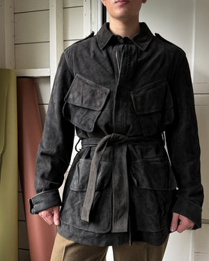 00s Gucci Suede Jacket | M-L