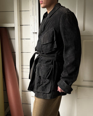 00s Gucci Suede Jacket | M-L