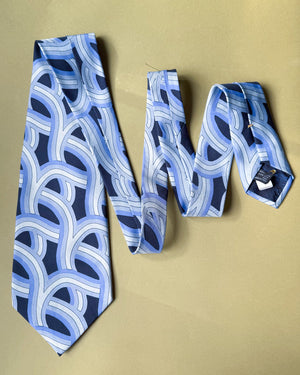 Gucci Blue Silk Tie