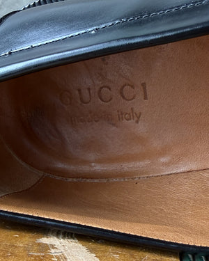 Gucci Black Penny Loafers | 9.5