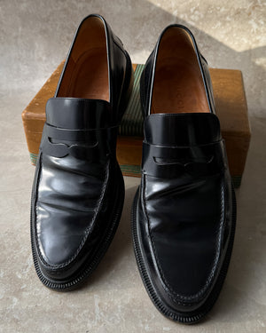 Gucci Black Penny Loafers | 9.5