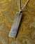 Gucci Sterling Silver Tab Pendant Necklace