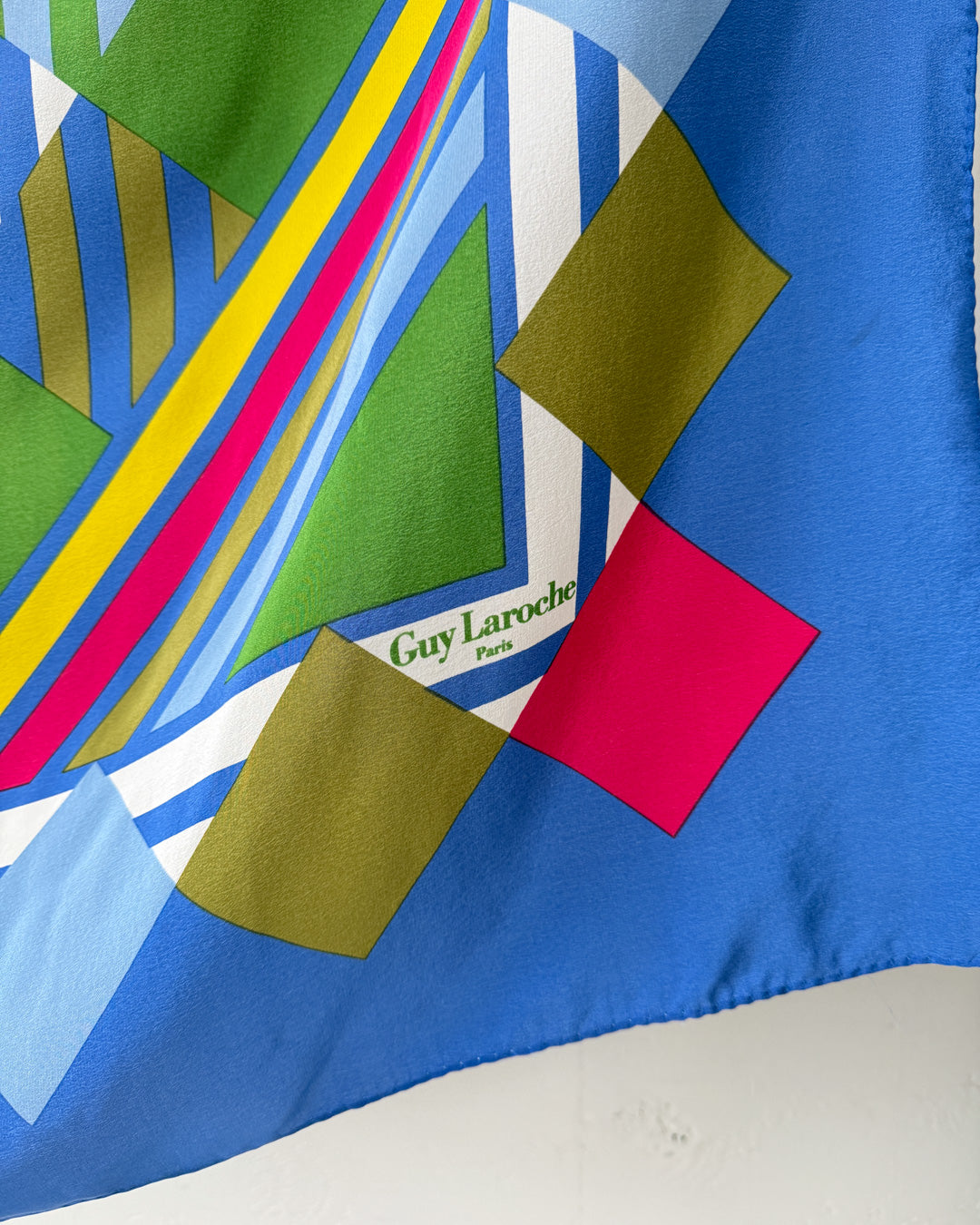 80s Guy Laroche Silk Scarf