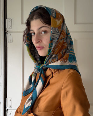 Hermès Lujo Criollo Cashmere Silk Shawl