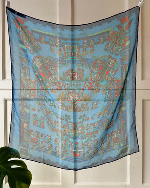 Hermes Astres Et Soleils Silk Scarf 45