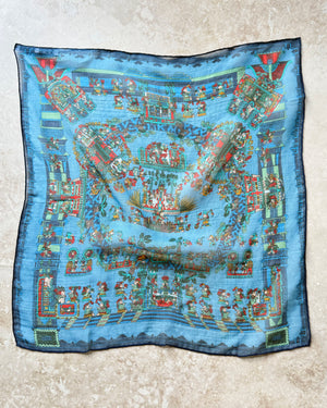 Hermes Astres Et Soleils Silk Scarf 45