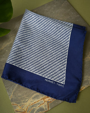 Hermes Silk Pocket Square