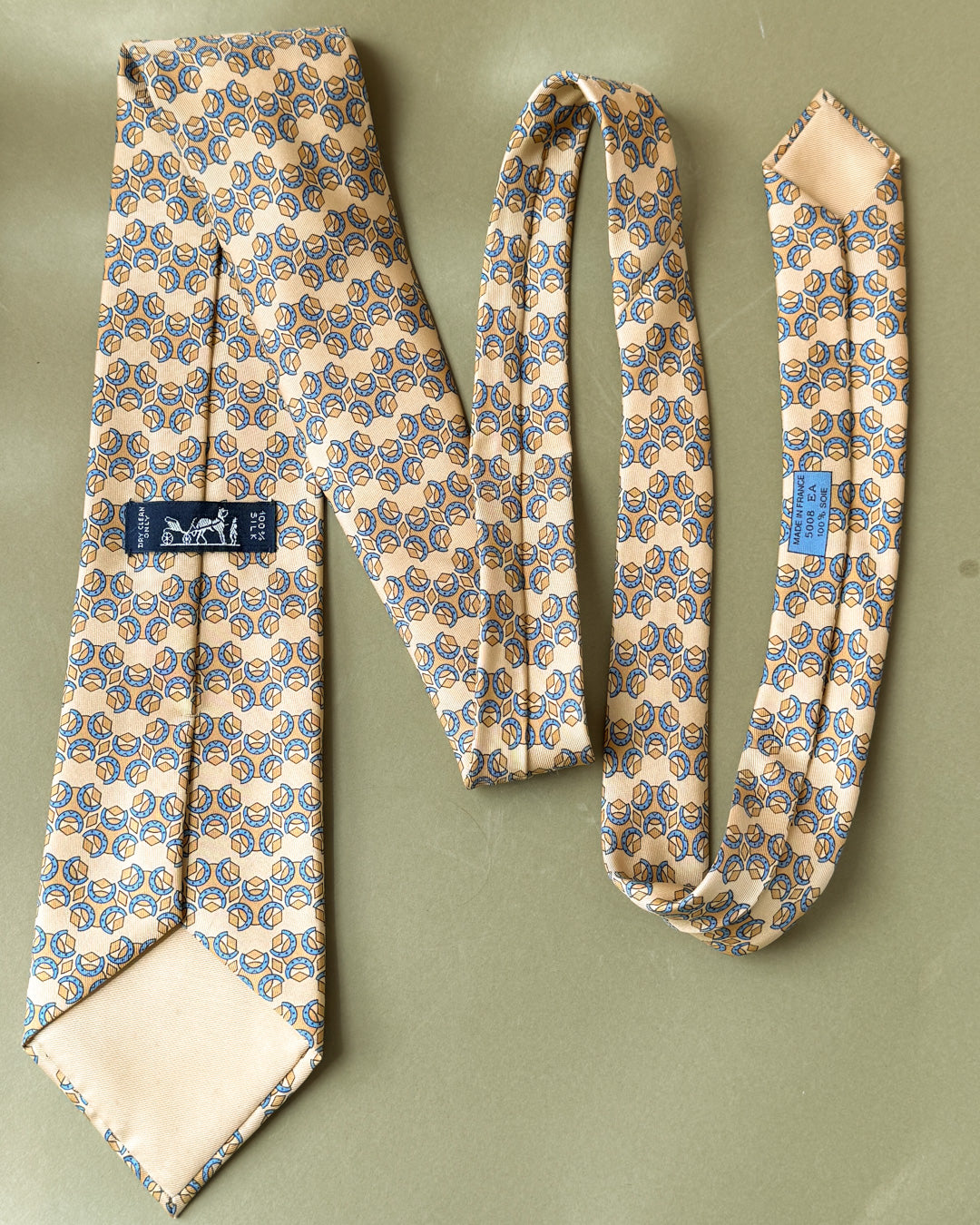 Hermès Horseshoe Silk Tie