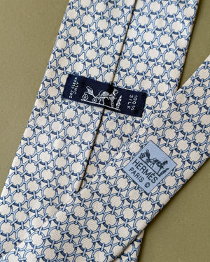 Hermès Jump Ring Silk Tie