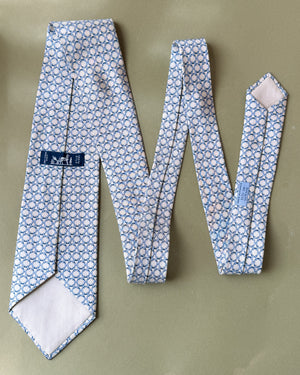Hermès Jump Ring Silk Tie