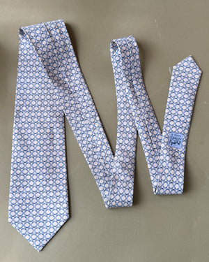 Hermès Jump Ring Silk Tie