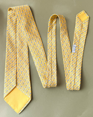 Hermès Novelty Fish Silk Tie