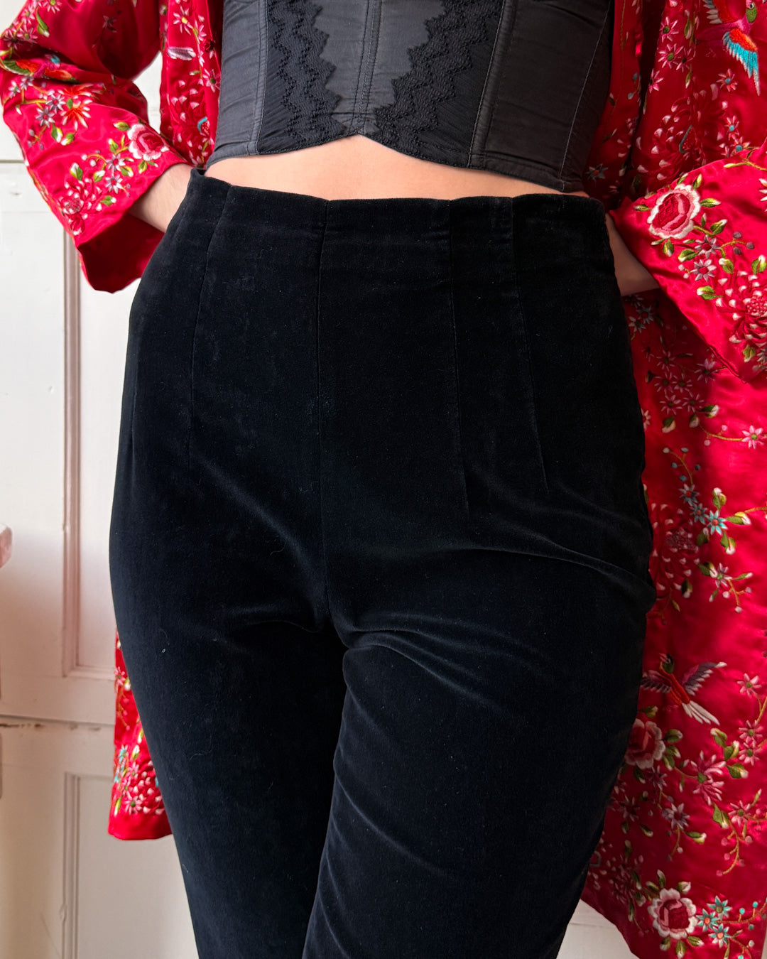 00s Jil Sander Velvet Pants | M