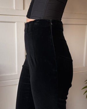 00s Jil Sander Velvet Pants | M