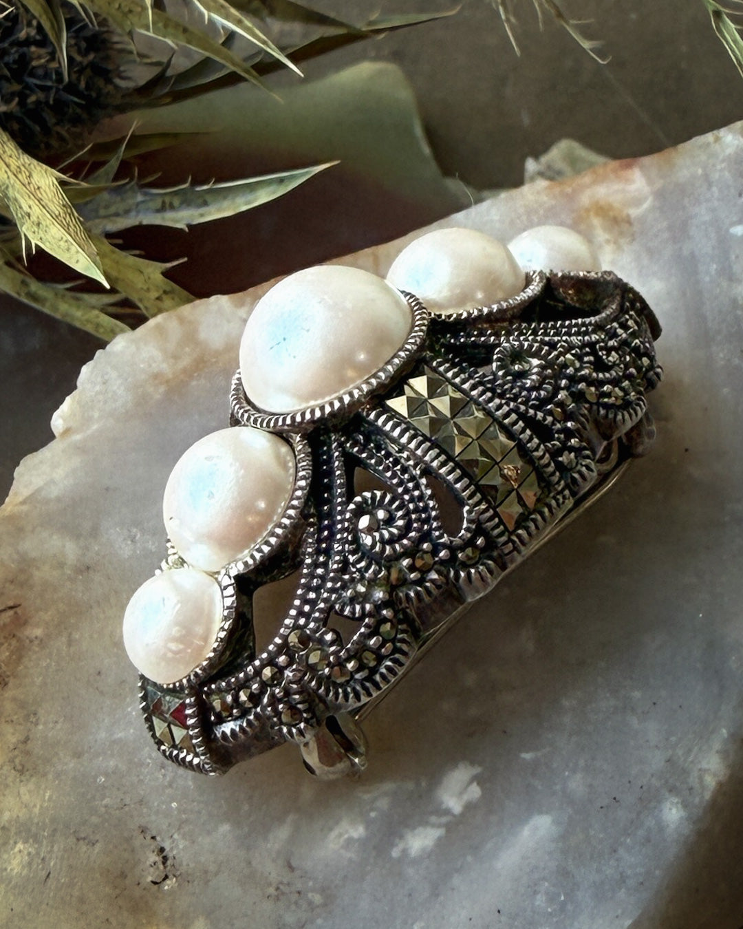 Judith Jack Sterling Brooch