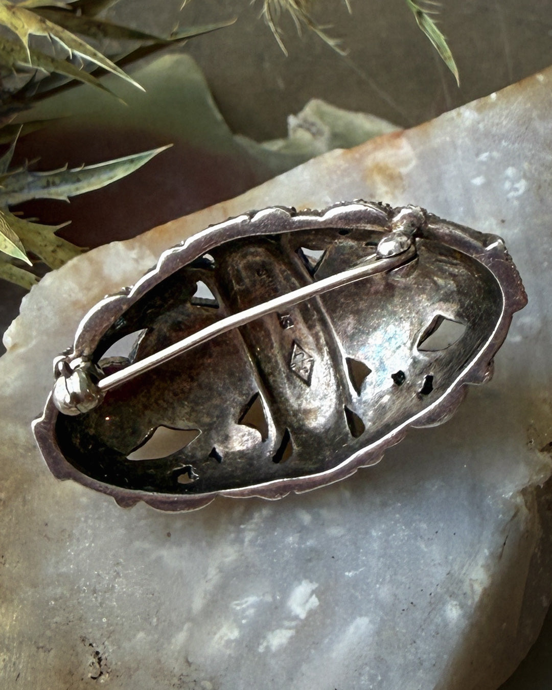 Judith Jack Sterling Brooch