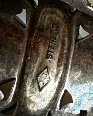 Judith Jack Sterling Brooch