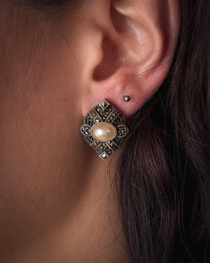 Judith Jack Sterling Earrings