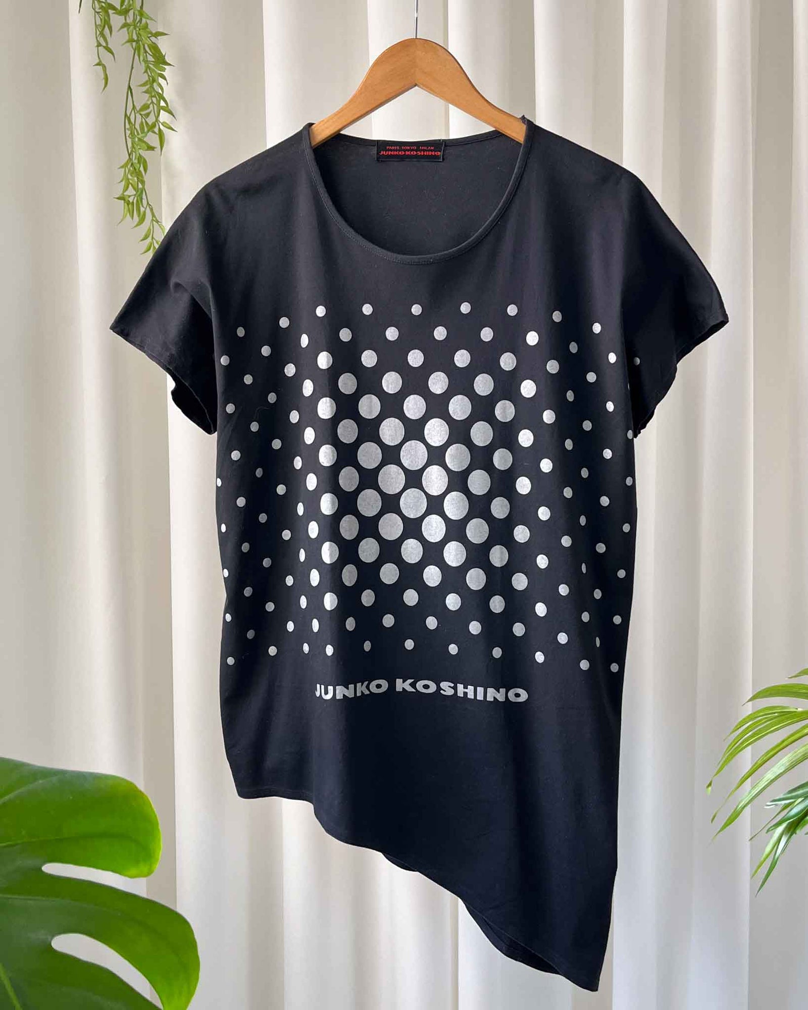 Junko Koshino Asymmetrical Graphic Tee | L