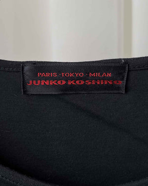 Junko Koshino Asymmetrical Graphic Tee | L