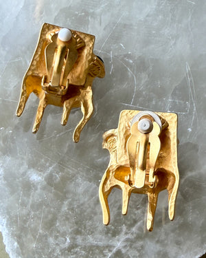 Karl Lagerfeld Chair Earrings