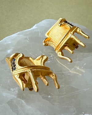 Karl Lagerfeld Chair Earrings