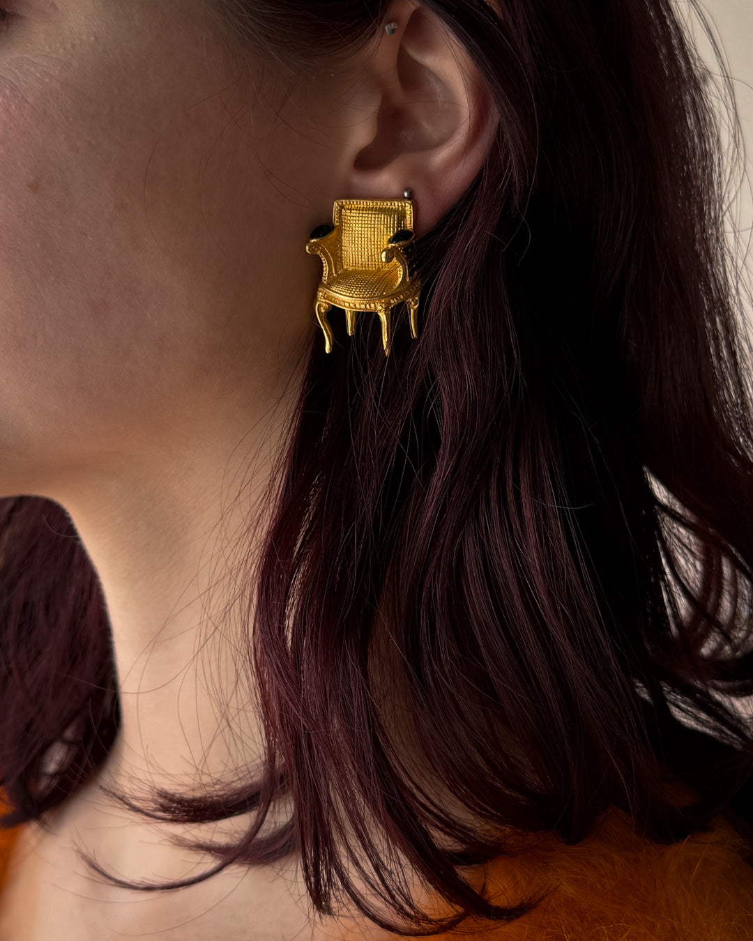 Karl Lagerfeld Chair Earrings