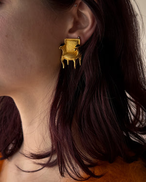 Karl Lagerfeld Chair Earrings