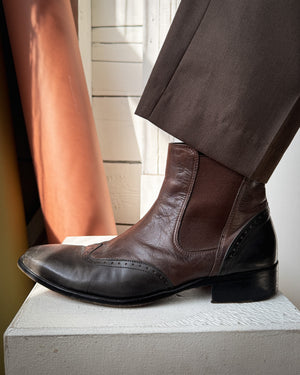 90s 2-Tone Chelsea Boots | 9