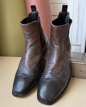 90s 2-Tone Chelsea Boots | 9
