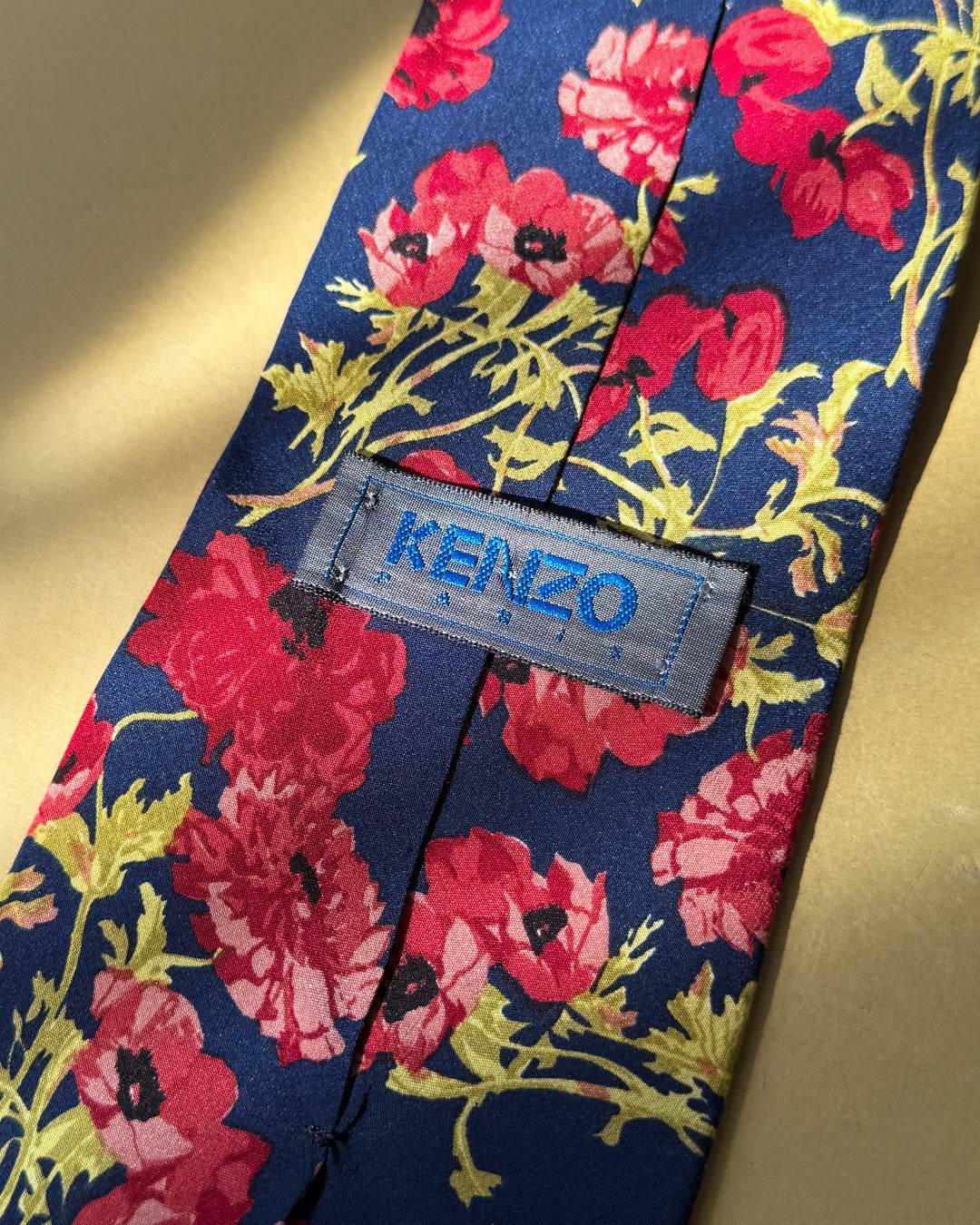 Kenzo Dark Floral Silk Tie