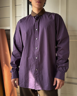 Lanvin Contrast Collar Shirt | L