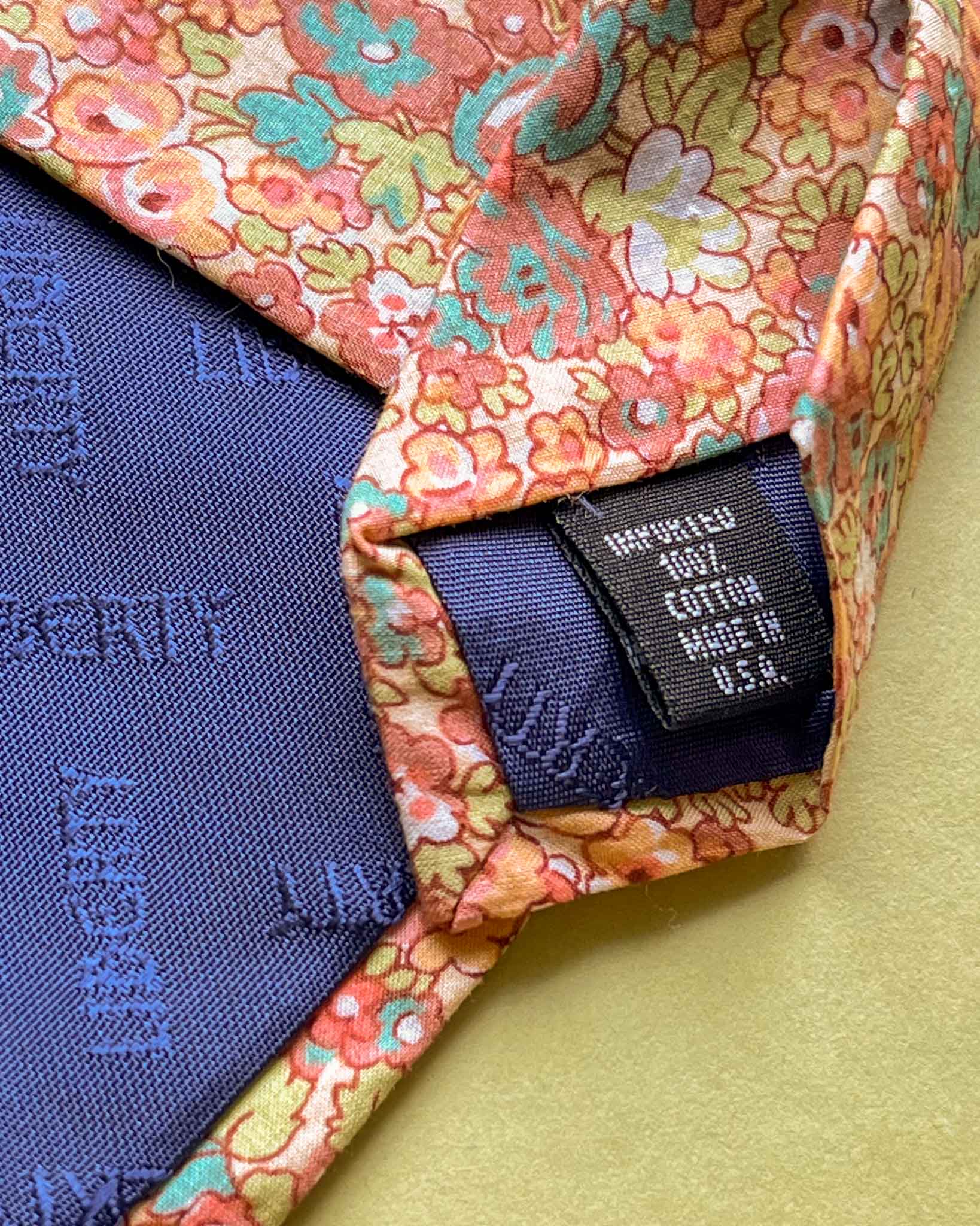 Liberty Of London Floral Cotton Tie